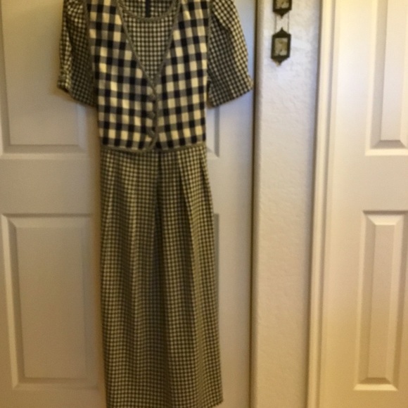 ♥︎ Ankle-Length Dress Tie-Back Dress sz14 Large - Picture 3 of 8